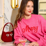 "MERRY" SWEATER