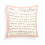 "Dear You" Throw Pillow