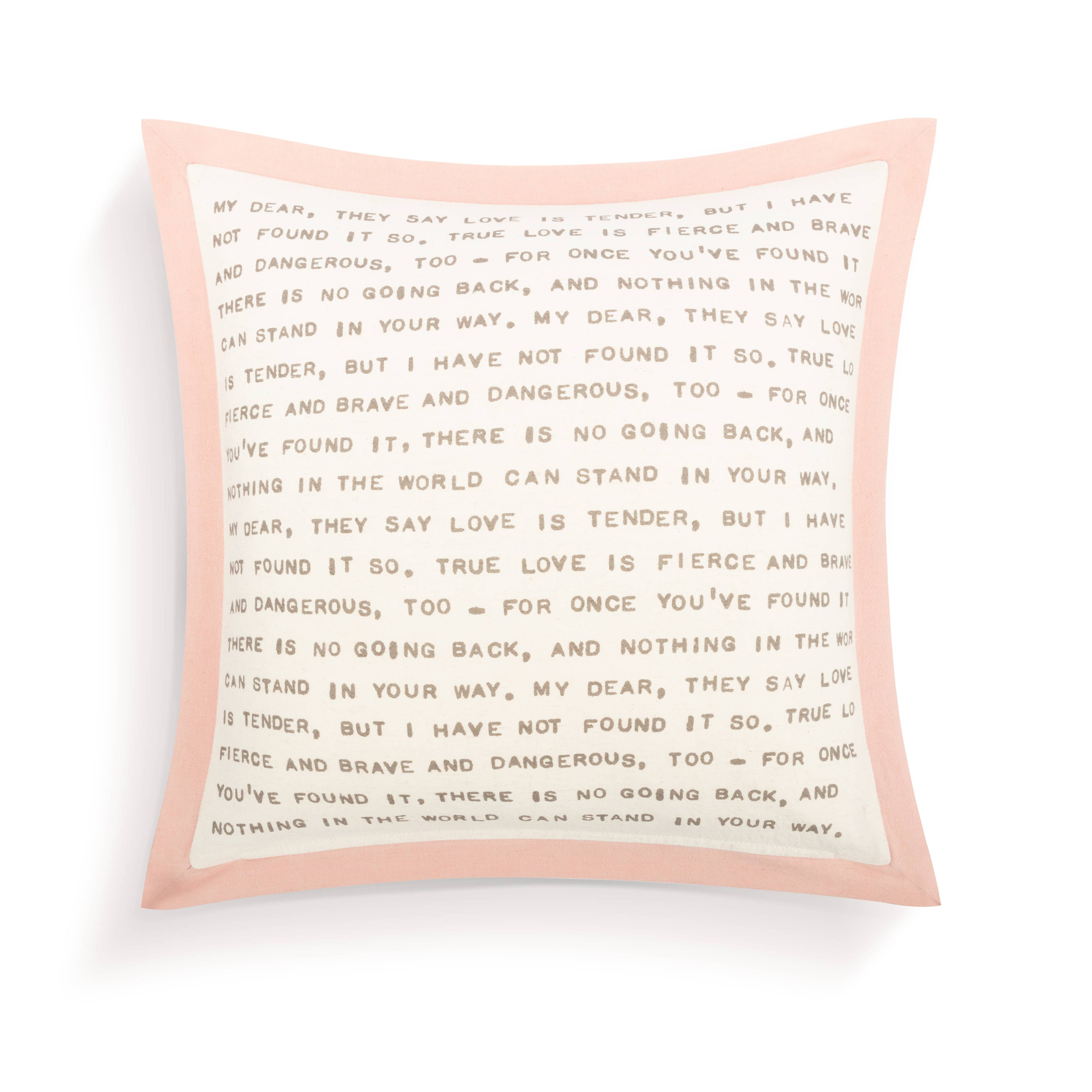 "Dear You" Throw Pillow