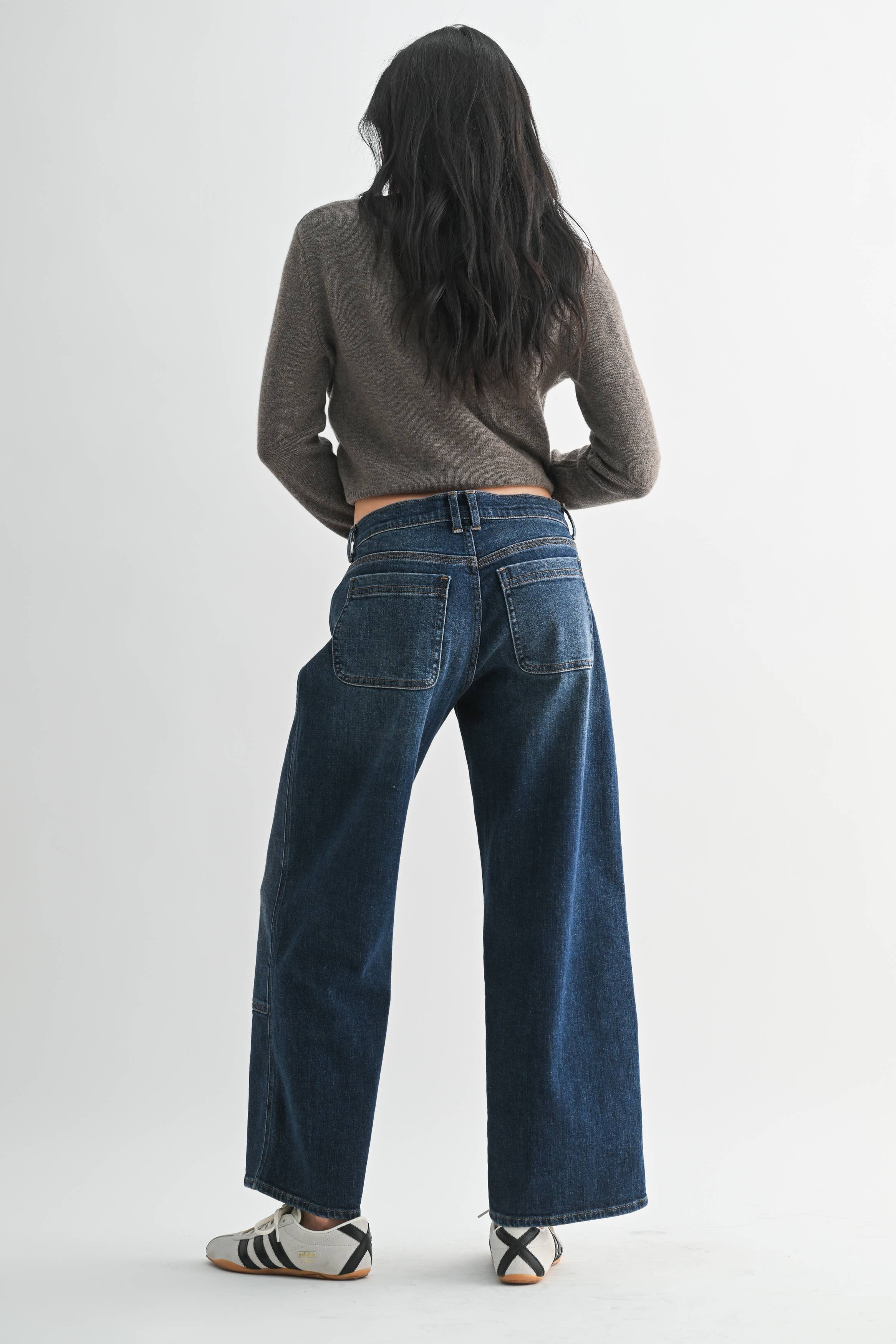 Weathered Blue Jeans