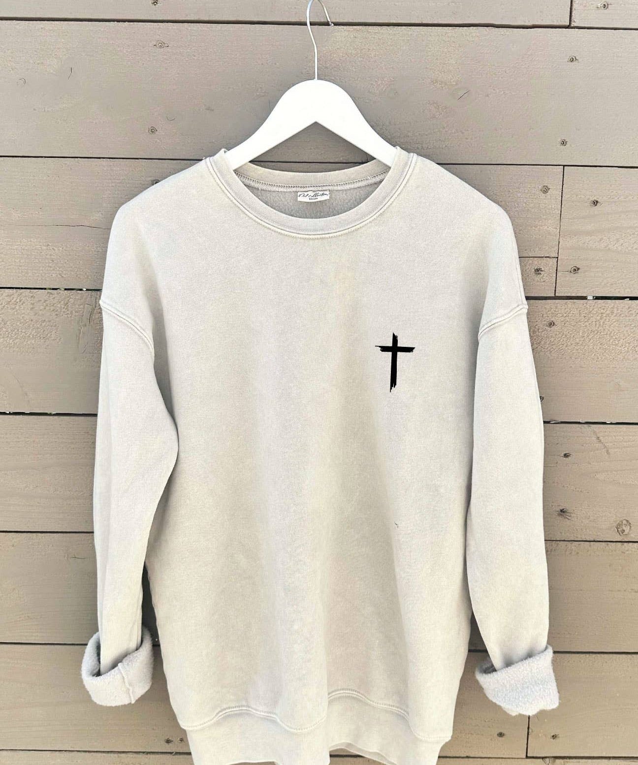 "JESUS HAS MY BACK" Graphic Sweatshirt