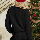 "MERRY" Long Sleeve & Shorts Set