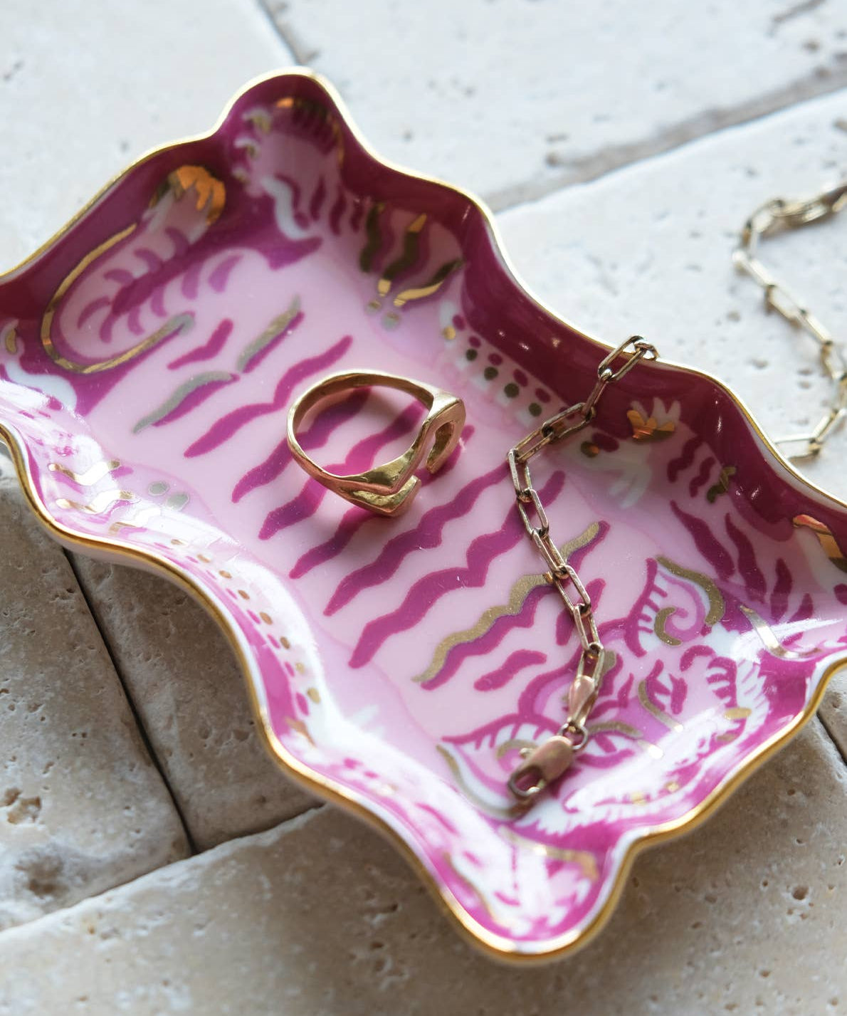 Porcelain Trinket Dish | Tibetan Tiger