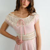 French Vintage-Inspired Lace Dress