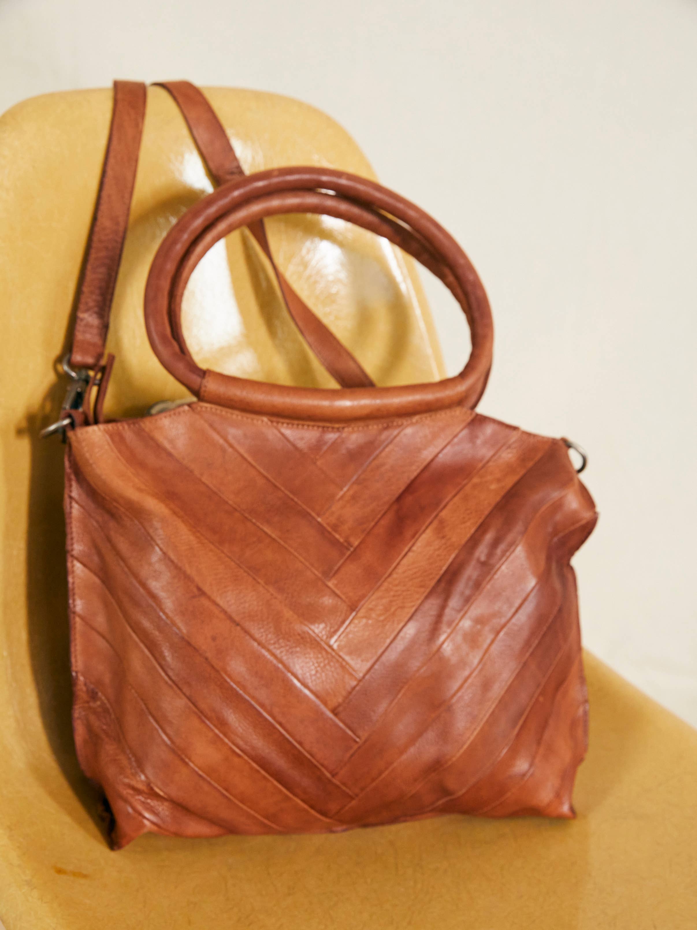 Dalton Handcrafted Leather Tote Bag