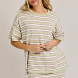 Oversize Sweater Top With Mini Skirt Set