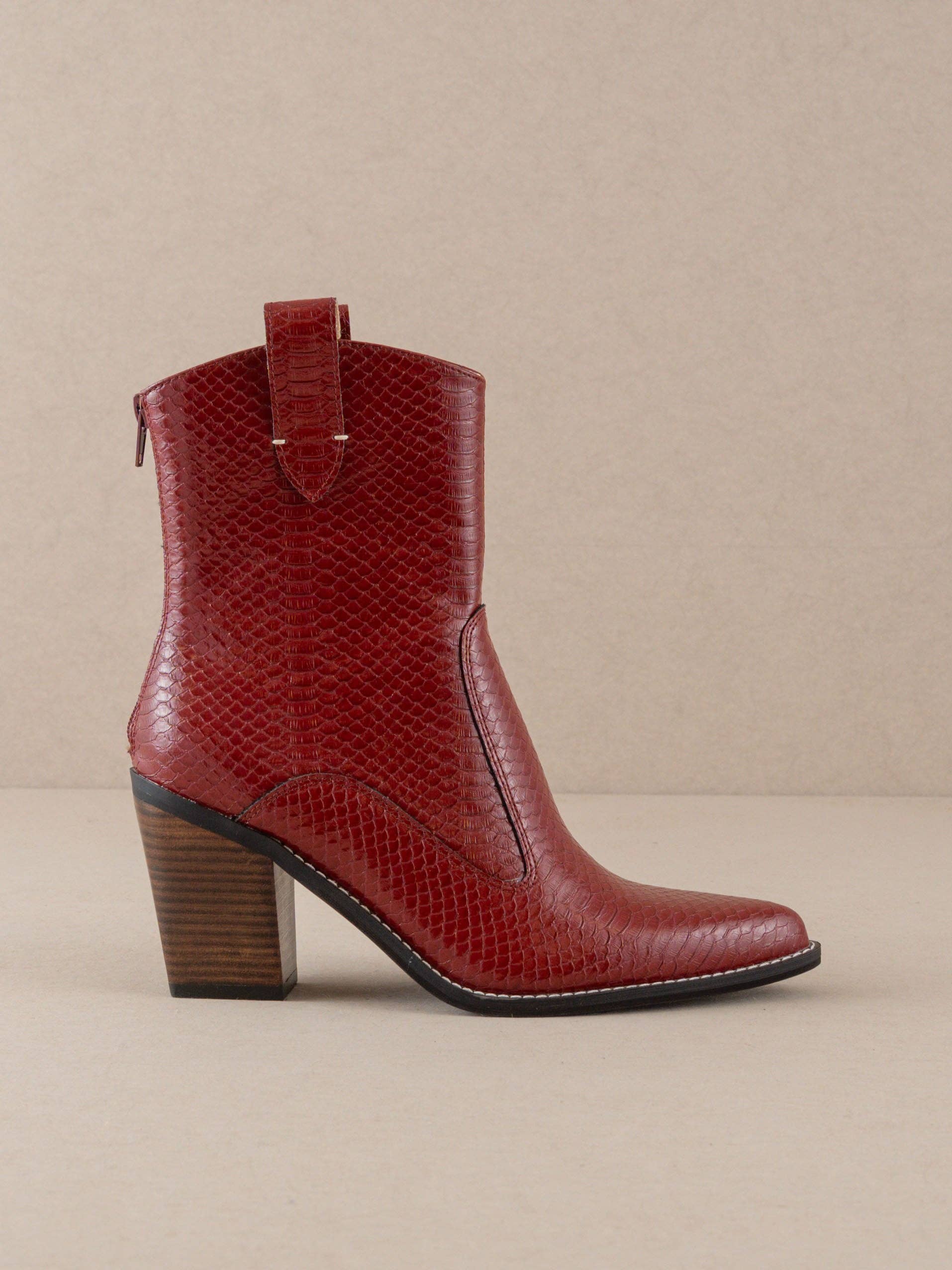 The Tara | Red Western Boots