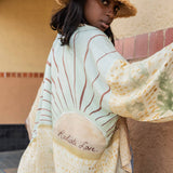 Radiate Love Pixie Duster Cropped Kimono w/ Sunrise