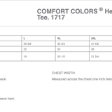 Comfort Colors 1717 Shirt Blanks