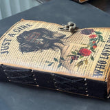 Just a Girl Who Loves Books – UV Print Leather Journal