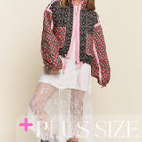 Rose Patterned Padded Jacket