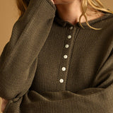 J7541   BUTTON FRONT EASY KNITTED CARDIGAN