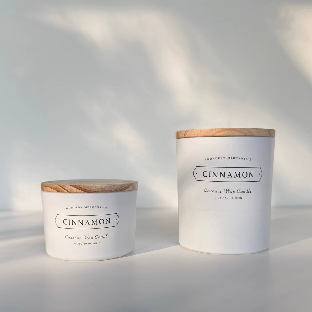 Cinnamon Coconut Wax Candle | Spicy Cinnamon & Cassia