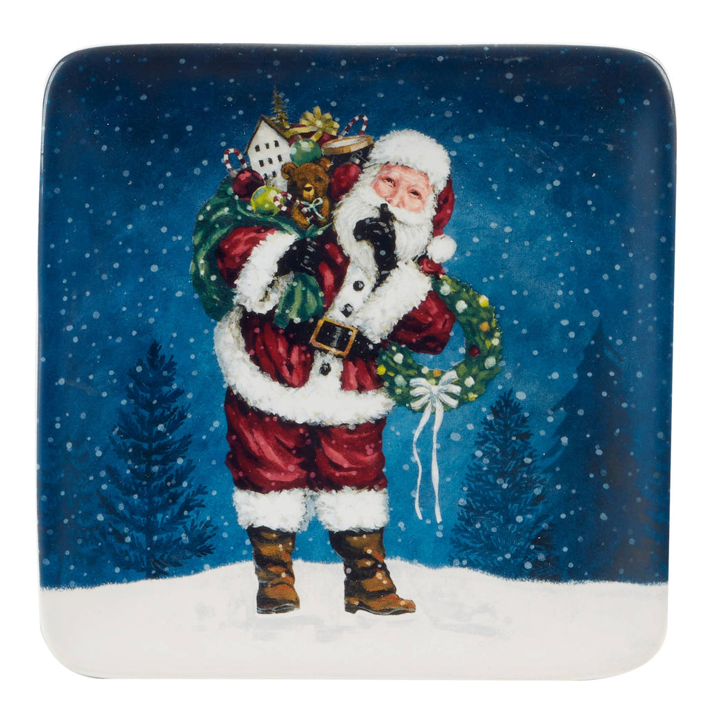Santa's Secret Christmas Canape Plate