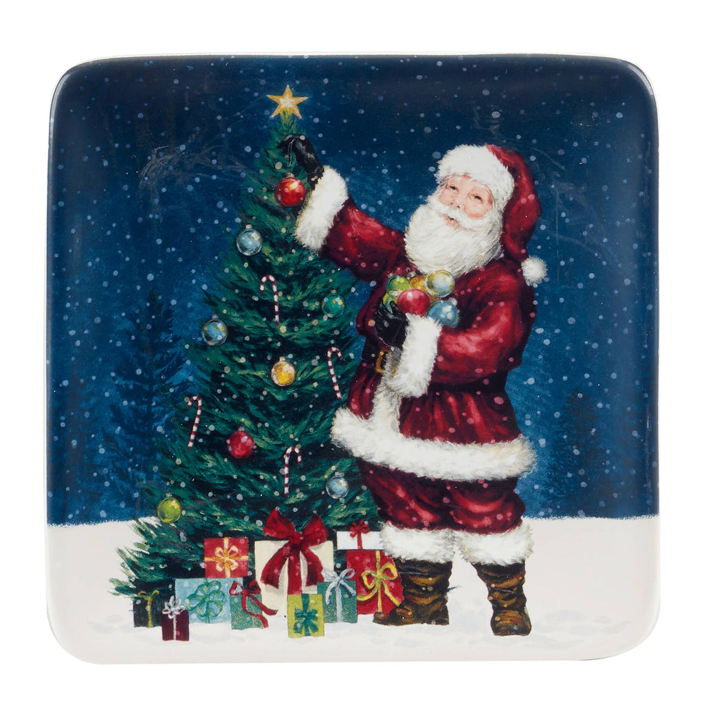 Santa's Secret Christmas Canape Plate