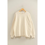 Oversized Crew Neck Sweatshirt