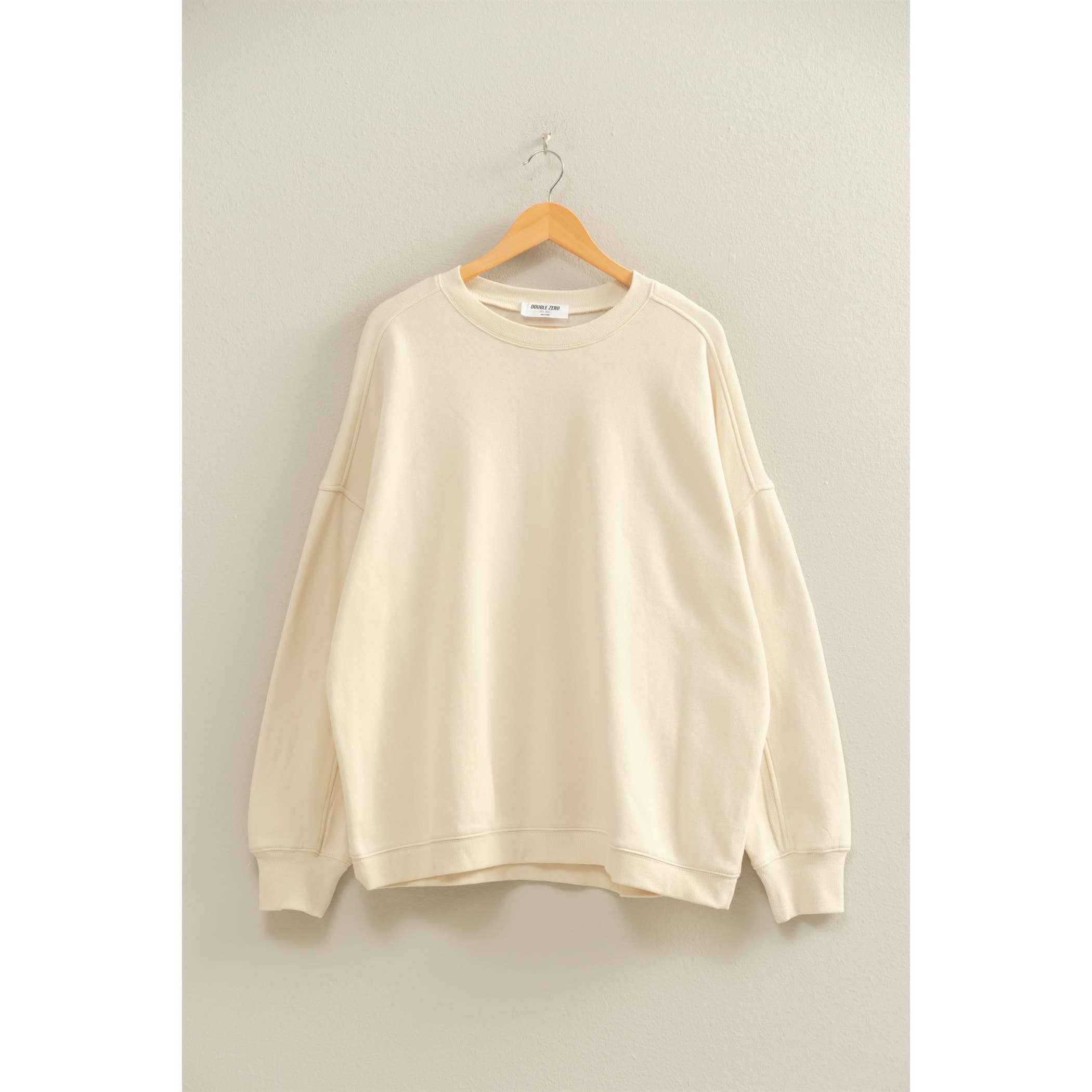 Oversized Crew Neck Sweatshirt