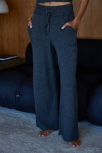 Ribbed Straight Leg Pants