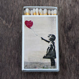 Matches •Banksy Street Art •Home Decor for Candles & Incense