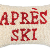 Apres Ski Winter Snow Woods Decorative Pillow