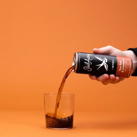 Nitro Cold Brew Organic Coffee - Sea Salt & Caramel