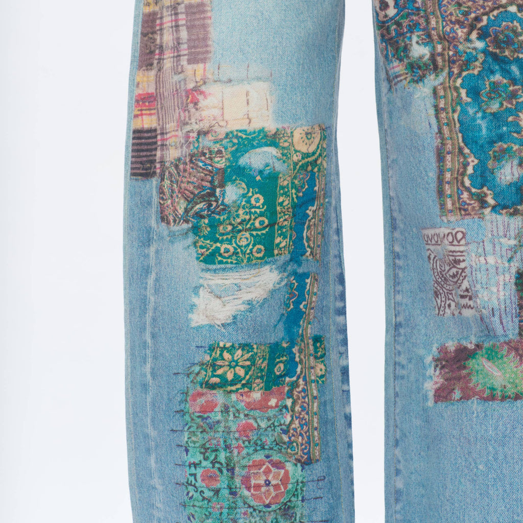 High Rise Barrel Denim Jeans