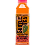 Subtle Tea Peach Brewed Lemonade - Case (12 Bottles)