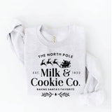 "THE NORTH POLE MILK AND COOKIE CO." Sweatshirt