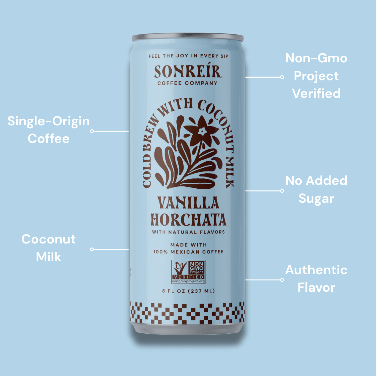 Vanilla Horchata – Coconut Milk Cold Brew Latte - Available Jan 2026