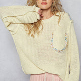 Thin Cable Knit Sweater