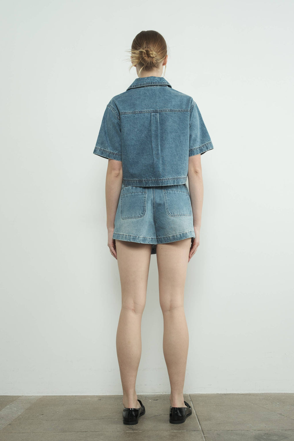 Classic Denim Mini Skort