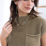 Full Circle Stone Stunner Necklace