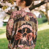 Make A Wish Pixie Duster Cropped Kimono w Wishbone Dandelion