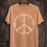 Peace Sign Graphic Tee
