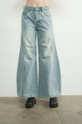 Vintage Washed Low-Rise Jeans