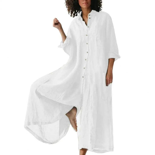 Cotton Linen Oversized Romper