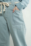 Barrel Denim Pants