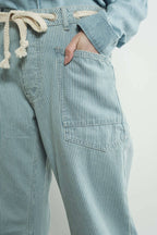 Barrel Denim Pants