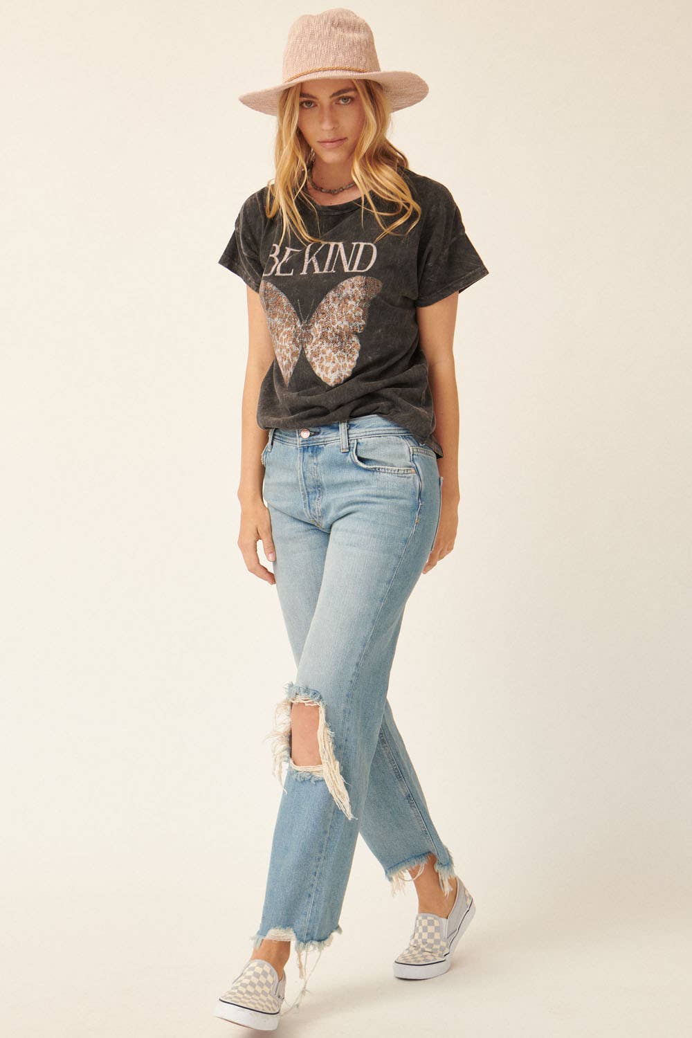 "BE KIND" Butterfly Graphic Tee