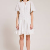 Embroidered Cotton Minidress