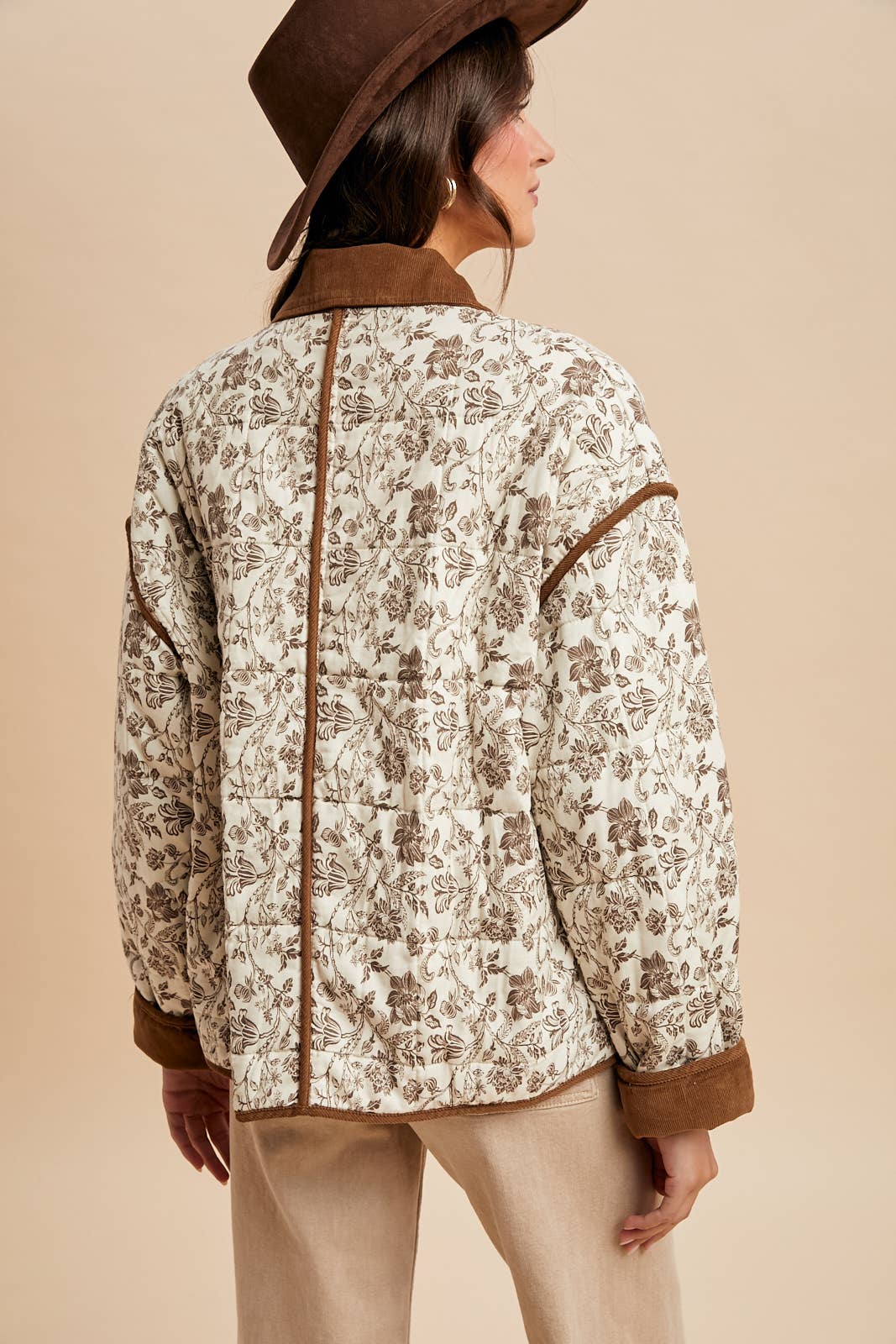 Collared Quilted Puffer Jacket
