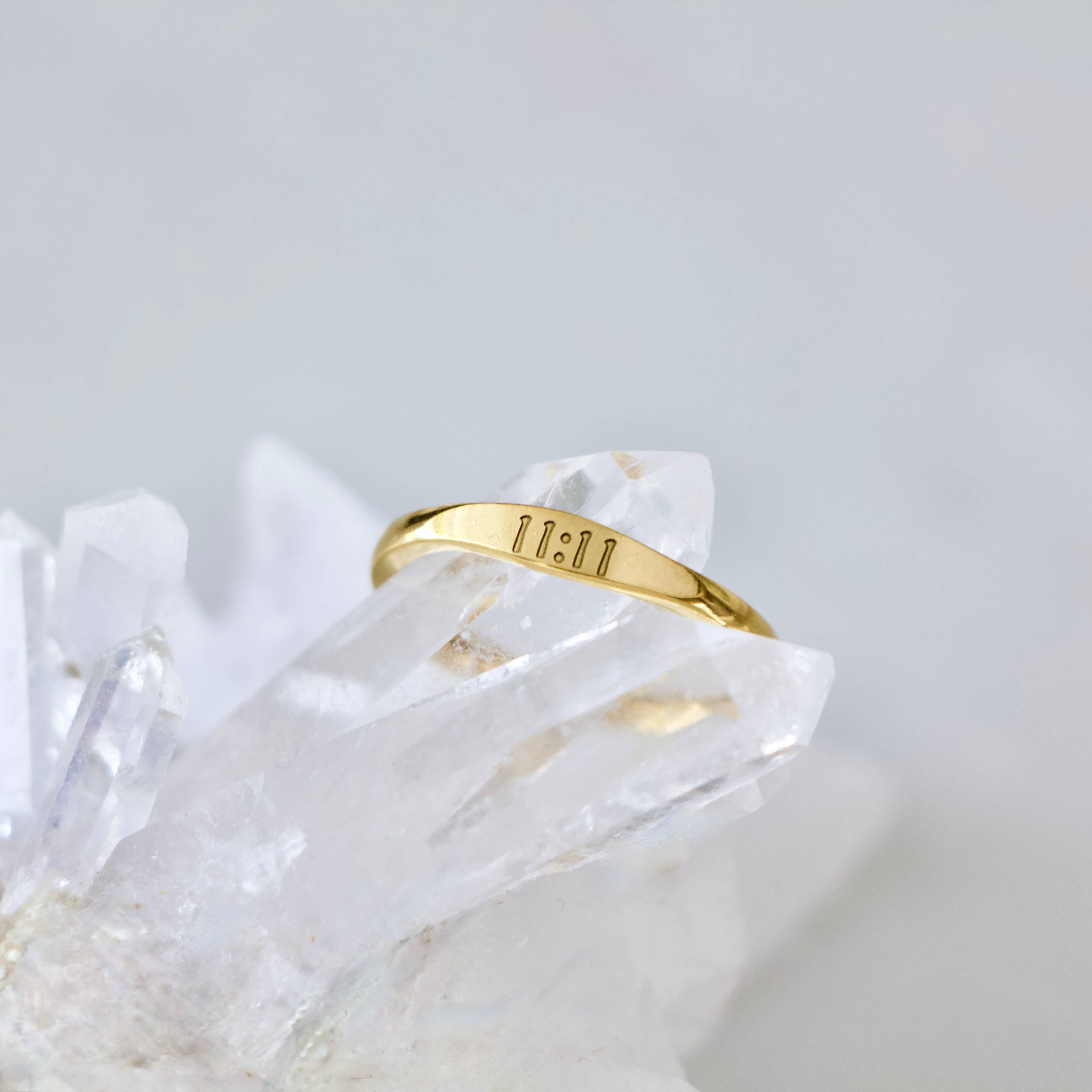 11:11 Stamped Ring