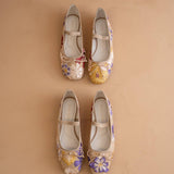 The London | Floral Ballet Pointe Flat