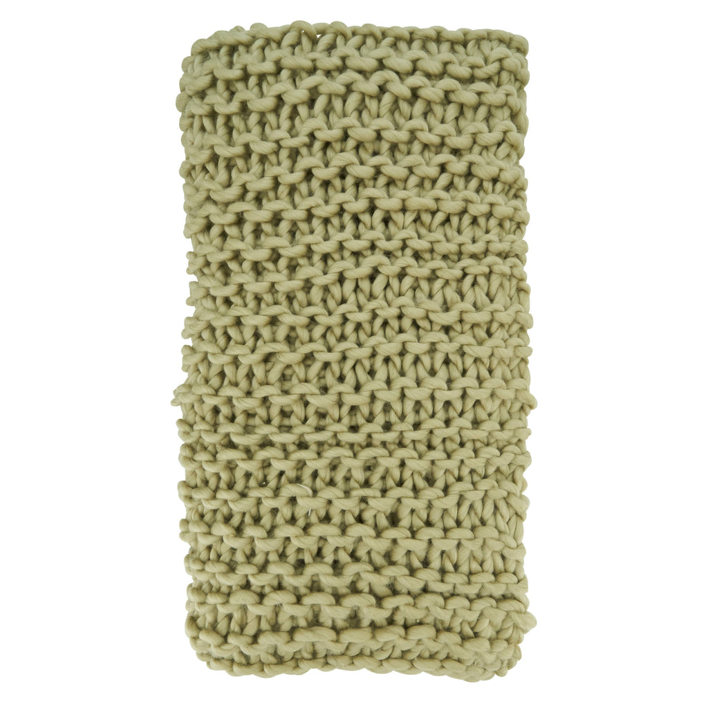 Vintage Style Chunky Knit Throw