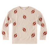 FOOTBALL SWEATSHIRT, PUTTY