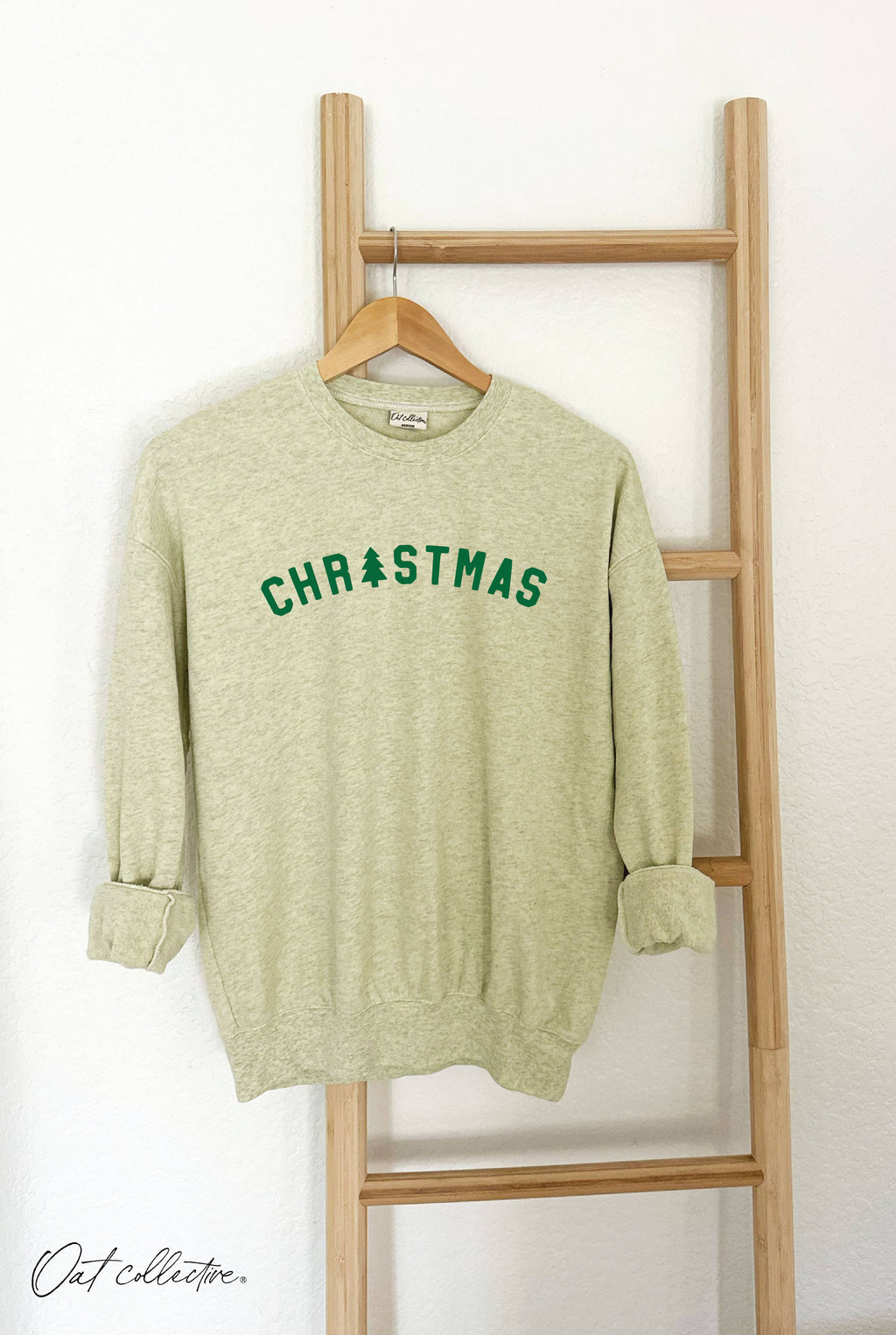 "CHRISTMAS" Heather Sweatshirt