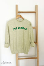 "CHRISTMAS" Heather Sweatshirt