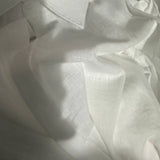 Cotton linen blend button down shirt