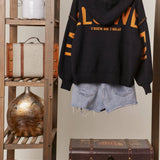 Hooded Halloween Sweater with Jaco O Embroidery