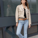 Pip | Vintage Full-Grain Leather Belt for Women